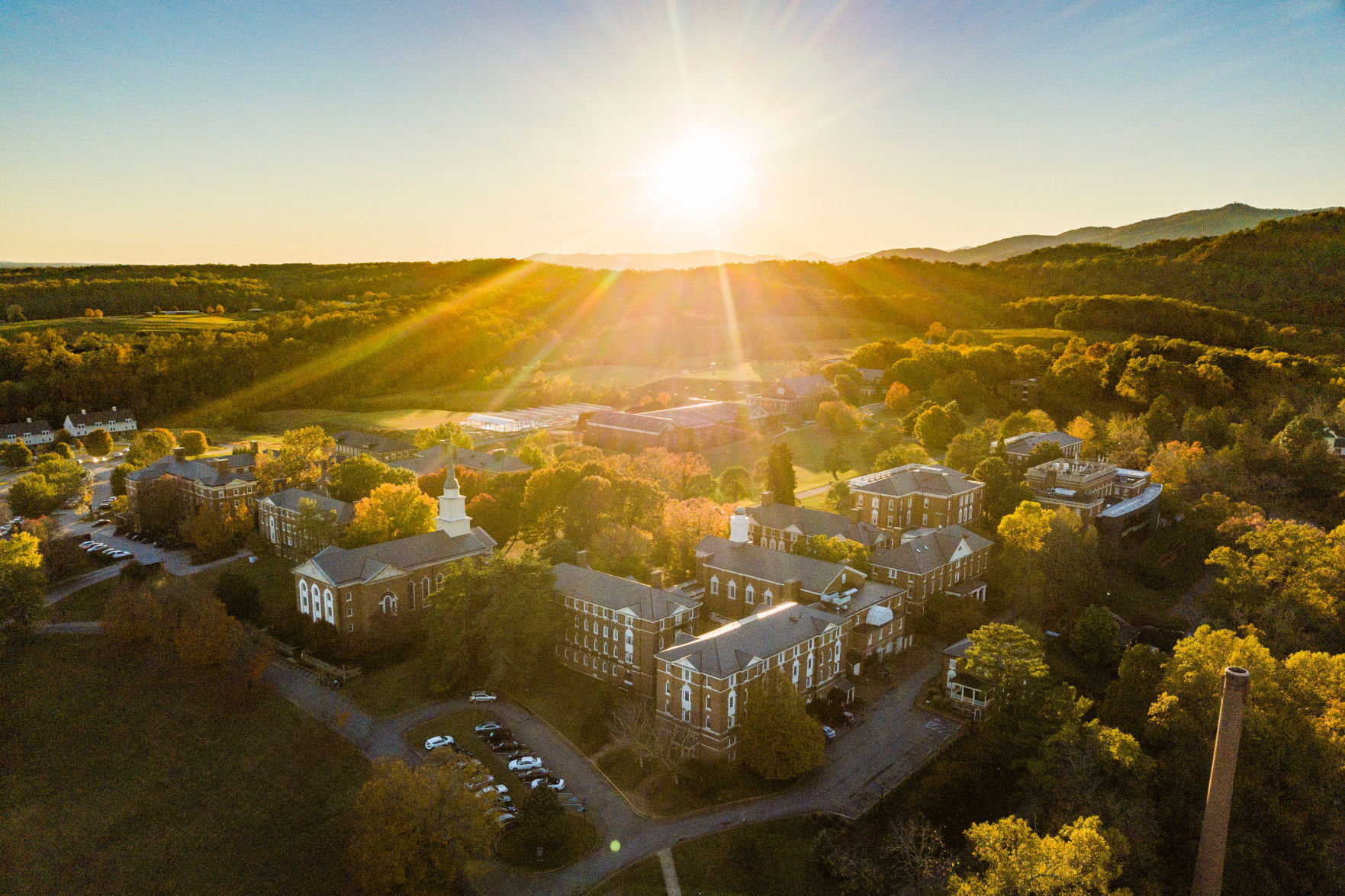Sweet Briar aerial view